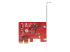 StarTech.com SATA PCIe Card, 4 Port PCIe SATA Expansion card, 6Gbps SATA Card, Low/Full Profile, SATA Stacked Connectors, ASM1164 Non-Raid SATA Controller Card - Back