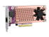 QNAP QM2-2P10G1TB - Storage controller - Left-angle