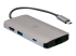 C2G USB-C® Mini Dock with HDMI, 2x USB-A, Ethernet, SD Card Reader, and USB-C Power Delivery up to 100W - Left-angle
