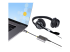 StarTech.com USB-C Headphone Splitter, USB Type C Dual Headset Adapter w/Microphone Input, USB C to 3.5mm Adapter/Earphone Dongle, USB C to Audio Jack/Aux Output - Right-angle
