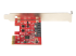 StarTech.com SATA PCIe Card, 2 Port PCIe SATA Expansion card, 6Gbps SATA Card, Full/Low Profile, PCI Express to SATA Adapter, ASM1062R SATA RAID Controller Card - Right side
