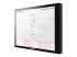 Crestron Room Scheduling Touch Screen TSS-770-B-S-LB KIT - Right-angle