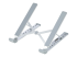 StarTech.com Foldable Laptop Riser Stand, Portable Height Adjustable Ergonomic Laptop Stand, Ventilated Aluminum Frame Supports 22lb (10Kg), Tilt/Raised/Angled Laptop/Tablet Stand, Collapsible Design - Right-angle