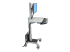 Ergotron WorkFit-C Single LD Sit-Stand Workstation - Left-angle