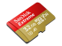 SanDisk Extreme - Flash memory card (microSDHC to SD adapter included) - Left-angle