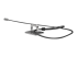 Compulocks Anchoring Point for Security Cable Locks - Front