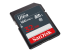 SanDisk Ultra - Flash memory card - Left-angle