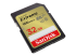SanDisk Extreme - Flash memory card - Left-angle