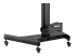 StarTech.com Mobile Workstation Cart with Monitor Mount, CPU/PC Holder, Keyboard Tray, Ergonomic Height Adjustable Desktop Computer Cart, Rolling Mobile Standing Workstation on Wheels - Close up