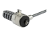 StarTech.com Universal Laptop Cable Lock Expansion Loop, 6” (15cm) Anti Theft 4-Digit Combination K-Slot Lock, Computer Security Cable to Create Twin/Multi-Head Lock for Multiple Devices - Close up