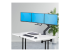 StarTech.com Crossbar Triple Monitor Desk Mount, VESA 75x75/100x100 - Right-angle