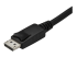 StarTech.com 9.8ft/3m USB C to DisplayPort 1.2 Cable 4K 60Hz, USB-C to DisplayPort Adapter Cable HBR2, USB Type-C DP Alt Mode to DP Monitor Video Cable, Compatible w/ Thunderbolt 3, Black - Close up