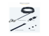 StarTech.com 25-Pack Universal Laptop Lock 6.6ft, Keyed Alike Locking Cable, Security Cable, Compatible w/Noble Wedge/Nano/K-Slot, Anti-Theft Cut-Resistant Cable - Right-angle