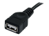StarTech.com 10 ft Black USB 2.0 Extension Cable A to A - Right-angle