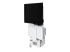 Ergotron StyleView Vertical Lift, Patient Room - Right-angle