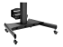 StarTech.com Mobile Workstation Cart with Monitor Mount, CPU/PC Holder, Keyboard Tray, Ergonomic Height Adjustable Desktop Computer Cart, Rolling Mobile Standing Workstation on Wheels - Close up