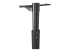 StarTech.com Mobile Workstation Cart with Monitor Mount, CPU/PC Holder, Keyboard Tray, Ergonomic Height Adjustable Desktop Computer Cart, Rolling Mobile Standing Workstation on Wheels - Close up