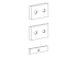 Ergotron - Mounting component (track mount bracket kit) - Left-angle