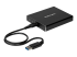 StarTech.com Dual-Slot Hard Drive Enclosure for M.2 SATA SSDs - Left-angle