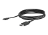 StarTech.com 6ft/1.8m USB C to DisplayPort 1.2 Cable 4K 60Hz, USB-C to DisplayPort Adapter Cable HBR2, USB Type-C DP Alt Mode to DP Monitor Video Cable, Works with Thunderbolt 3, Black - Right-angle
